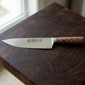 YAYLA — Couteau de Chef Forgé 21cm Manche Bois