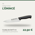 Classique Polymère — Couteau de Chef 17 cm